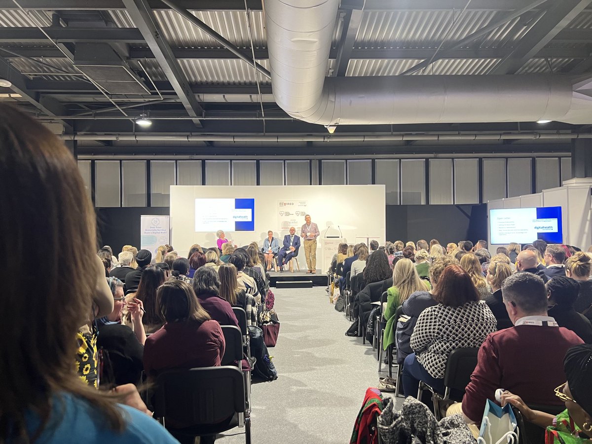 ⁦<a href="/DHRewired/">Digital Health Rewired</a>⁩ 2024. Learning more about the importance of an inclusive digital community at the Digital midwifery and nursing summit  ❤️
