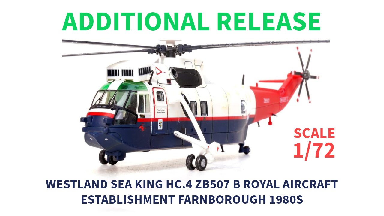 Airspotters on X Additional 1 72 Westland Sea King HC.4 Release from Panzerkampf Model features a diecast body with opening side door and the rotors can be folded. https t j8mBKIZ5wa seaking helico...