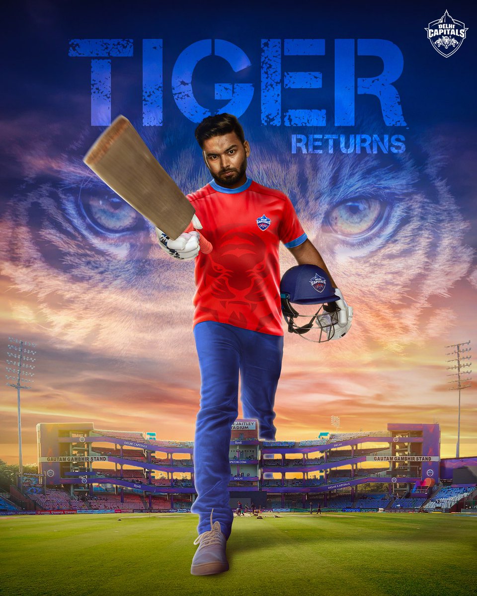 Ready to ROAR 🐯
Welcome back, Rishabh Pant.

Can’t wait to see you ❤️💙

#YehHaiNayiDilli