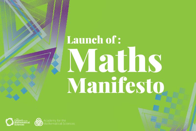 CMS and AcadMathSci have today launched a Maths Manifesto outlining their vision for the sustained growth of mathematical sciences in the UK: bit.ly/maths-manifesto #mathsmanifesto