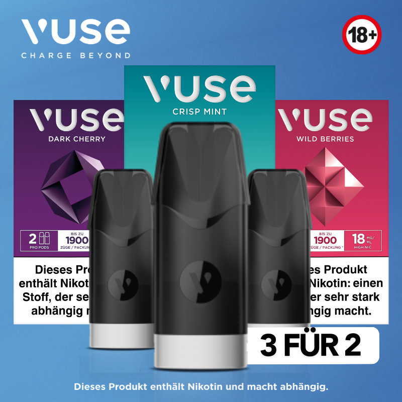 TabakWeltShop's tweet photo. VUSE 3 für 2 Schnäppchen in deiner Tabak Welt! 

Jetzt zuschlagen: https://t.co/8ohnfrkuAA

#Vuse #3für2 https://t.co/Rj4ms7cmVI