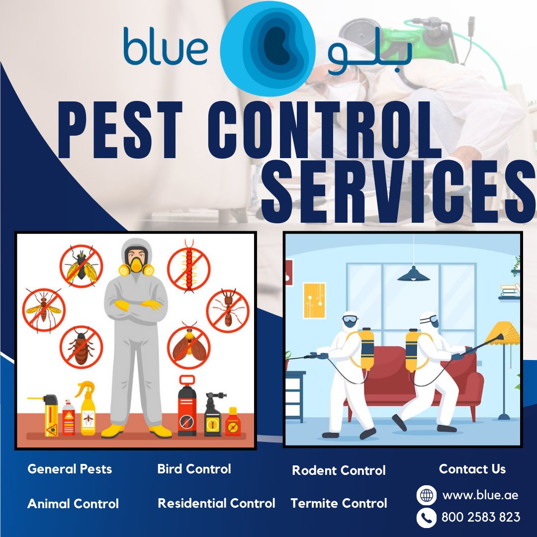 BLUE_LLC's tweet photo. 🚫دع بلو تكافح الحشرات اليوم🦟🐭
✅ حلول مبتكرة
✅ معالجات بمواد صديقة للبيئة
✅ وصفة خاصة لكل حالة

🚫 Let Blue Pest Control save the day! 🦟🐭
✅ Expert solutions
✅ Eco-friendly treatments
✅ Customized plans https://t.co/4ejwWqOQXT