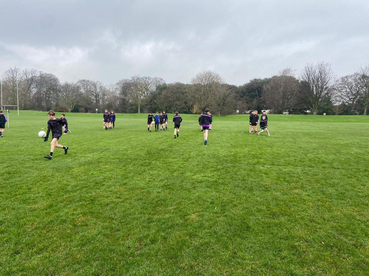 TerenureCollege's tweet photo. Well done to our our first-year footballers. They've clinched a spot in the plate final after a victory against St Colmcille's in the semi-final. https://t.co/3vQJXb9e7g