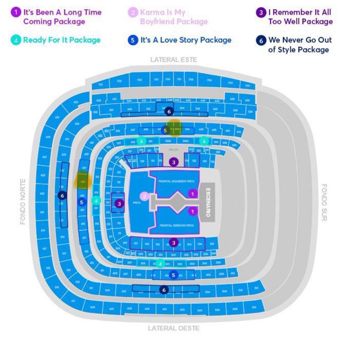clara_Fe_Iv's tweet photo. @taylorswiftes_ ⚠️Cambio entradas para el concierto de  #TaylorSwift #ErasTour2024 

#VIP5. Si alguien de sector 444 o 425 se la cambio para estar con mi pareja en el mismo sector

📍Santiago #Bernabéu #Madrid
📆 29 de mayo
💬info DM.En foto ubicación 
 #TaylorSwiftEspaña  #TaylorSwiftMadrido https://t.co/Cxt4B5onRX