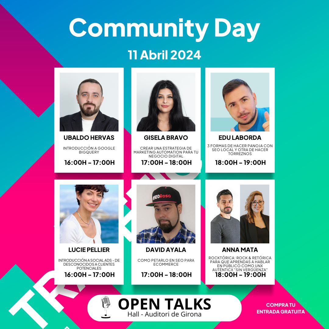 ¡La cuenta atrás ha comenzado! #TRAFFFIC está de regreso en un mes, ¡prepara tus motores! 💥 Este año abrimos el COMMUNITY DAY : ¡6 Talleres + Open Talks (11 charlas) GRATIS! Te explicamos más en este hilo 👇