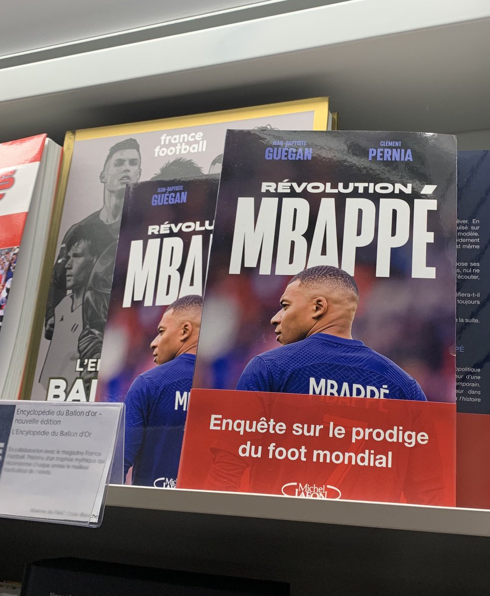 Laurent (@laurent_llx) on Twitter photo Mon 1er est l’œuvre de <a href="/clementpernia/">Clément Pernia</a> et <a href="/jbguegan/">Jean-Baptiste Guégan 🌍📚⚽</a> 
Mon 2nd est en bonne place à <a href="/Fnac/">Fnac</a> et dans toutes les bonnes librairies 
Mon 3em sera, évidemment, un best-seller 
Mon tout est …????
<a href="/michellafon/">Editions Michel Lafon</a> <a href="/KMbappe/">Kylian Mbappé</a> <a href="/equipedusoir21/">l’equipe 21</a> Mon 1er est l’œuvre de <a href="/clementpernia/">Clément Pernia</a> et <a href="/jbguegan/">Jean-Baptiste Guégan 🌍📚⚽</a> 
Mon 2nd est en bonne place à <a href="/Fnac/">Fnac</a> et dans toutes les bonnes librairies 
Mon 3em sera, évidemment, un best-seller 
Mon tout est …????
<a href="/michellafon/">Editions Michel Lafon</a> <a href="/KMbappe/">Kylian Mbappé</a> <a href="/equipedusoir21/">l’equipe 21</a>