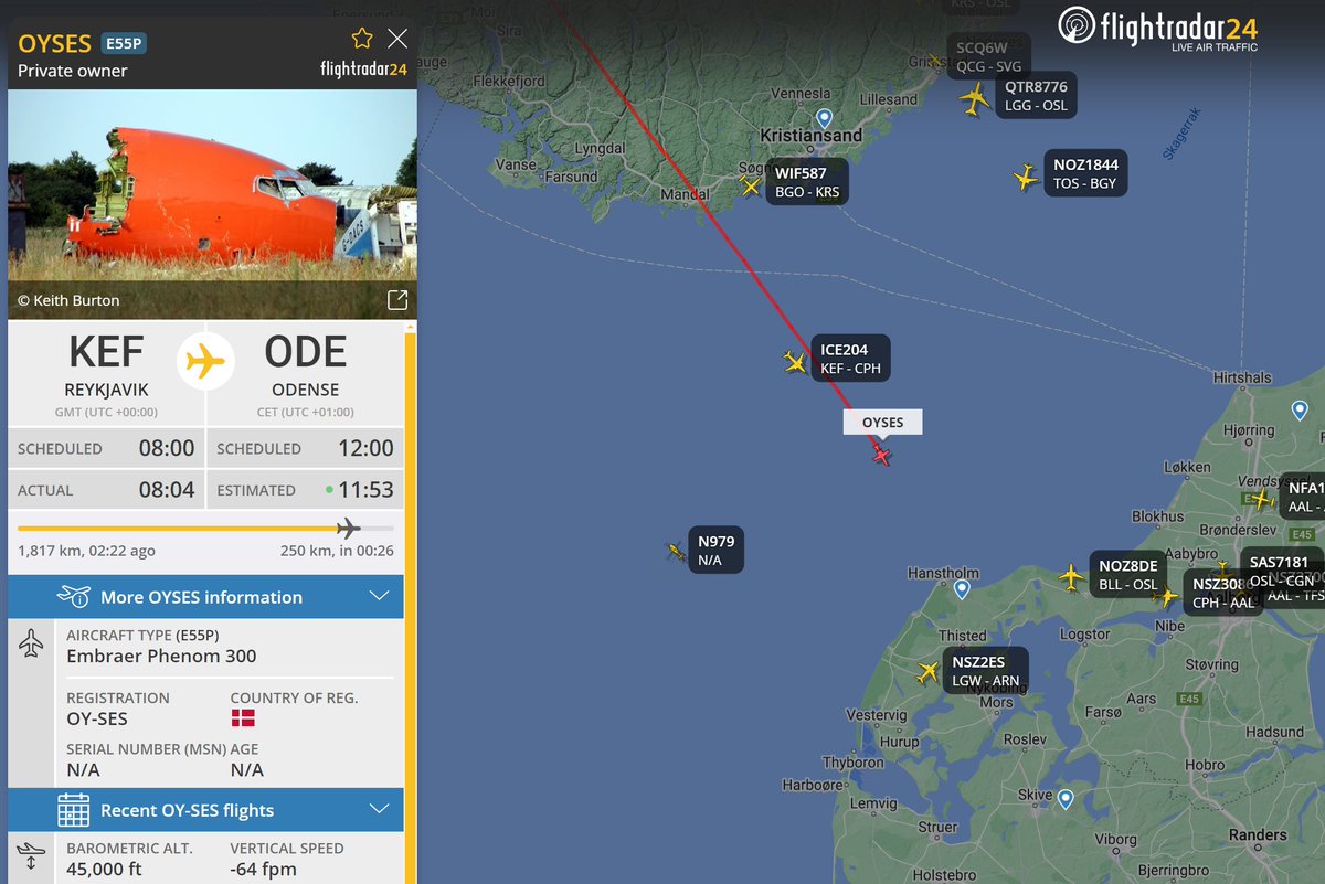 No, this is not a flying cockpit! 

Flightradar24 shows the latest photo from <a href="/JetPhotos/">JetPhotos</a> library for the given registration. When an aircraft registration is reused for a new aircraft, initially the photo of the old aircraft will be shown. Once a new photo is uploaded to