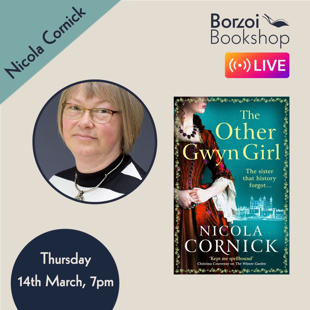 Please join me if you can on Thursday evening for an Instagram Live chat with the wonderful people at the @BorzoiBookshop! #indiebookshops #HistoricalFiction