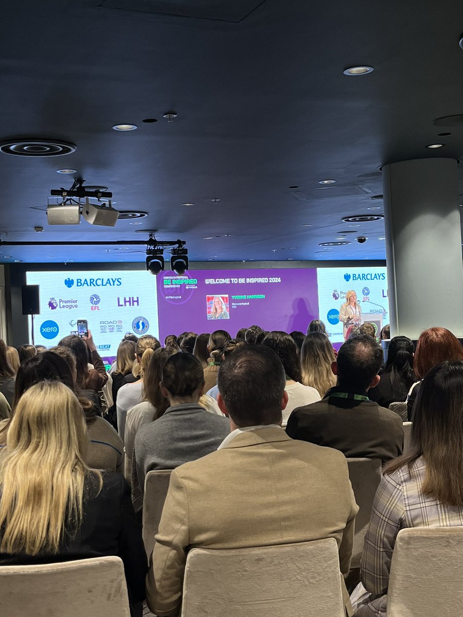 Kicking off the @WomeninFootball BeInspired conference at the iconic Wembley Stadium 🏟️ #WIFBeInspired