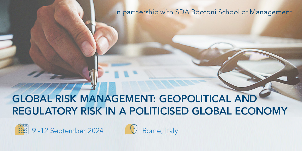 💼 How can the private sector identify new strategies to deal with political #risk? 🎓 #Learn more about Global Risk Management w/ prof @TNannicini & @Altomonte_C during this new executive course in collaboration with @sdabocconi! Apply now! 👉 loom.ly/452rmmg #ExEdEUI