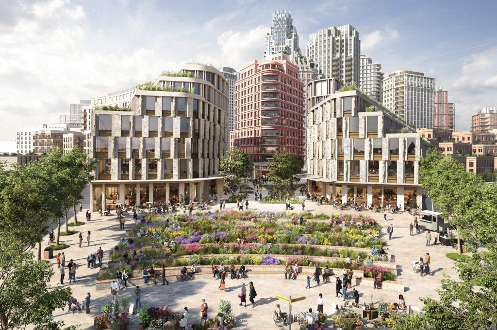 NEWS: Earl’s Court developer releases first visuals of proposed new buildings bit.ly/3v4jjkr