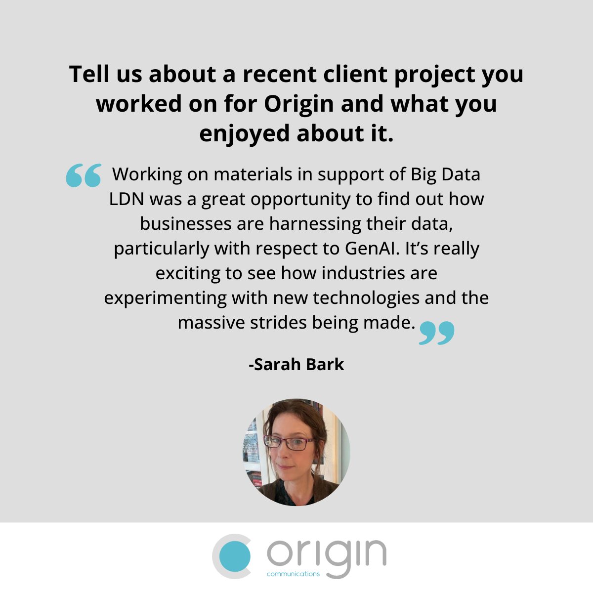 PAverley's tweet image. We are proud to have been the PR team behind @bigdatalondon for the past few years, and are excited to continue our work on the event this year. @NewshoundUK commented on why she enjoyed working on materials for the event so much.

#OriginComms #PRAgency #EventPR #BigDataLDN