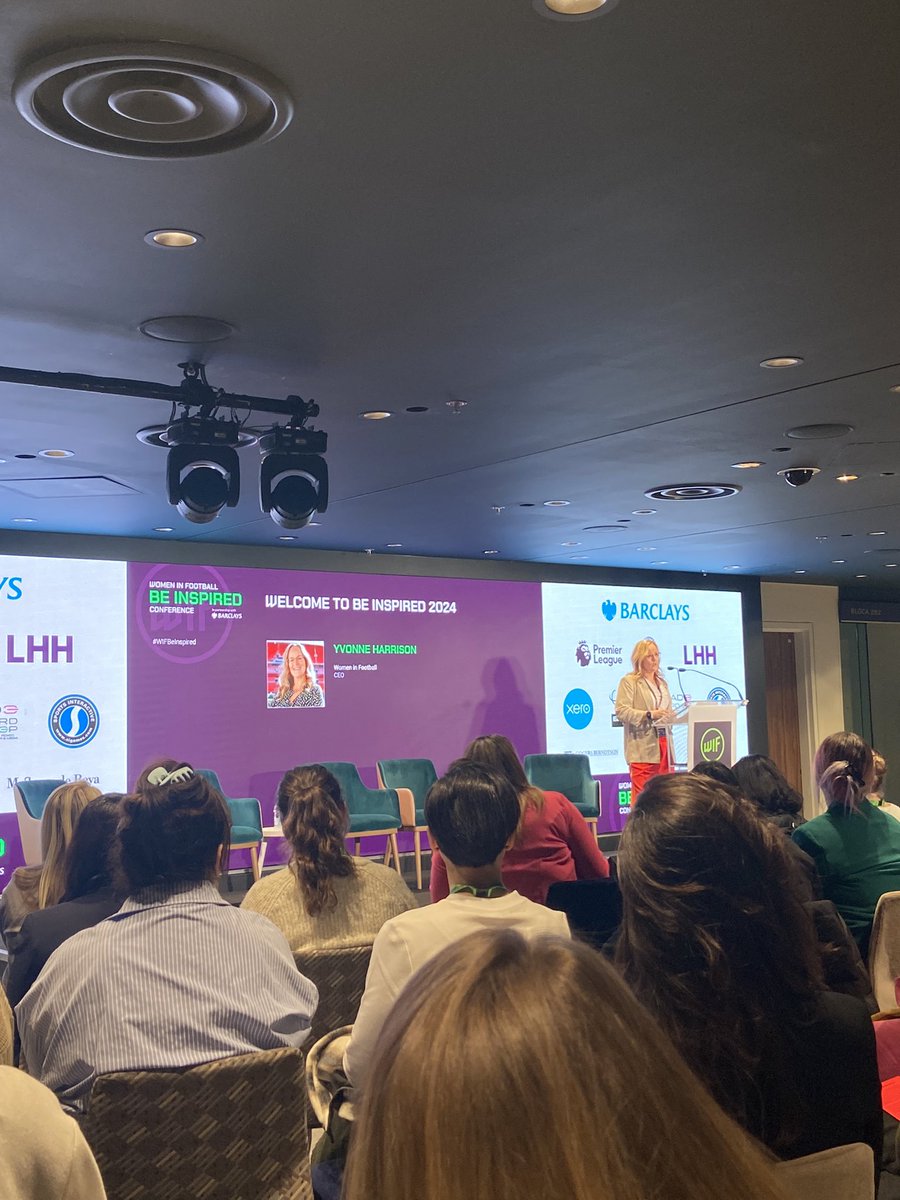 Exciting two days ahead! <a href="/WomeninFootball/">Women in Football</a> #WIFBeInspired