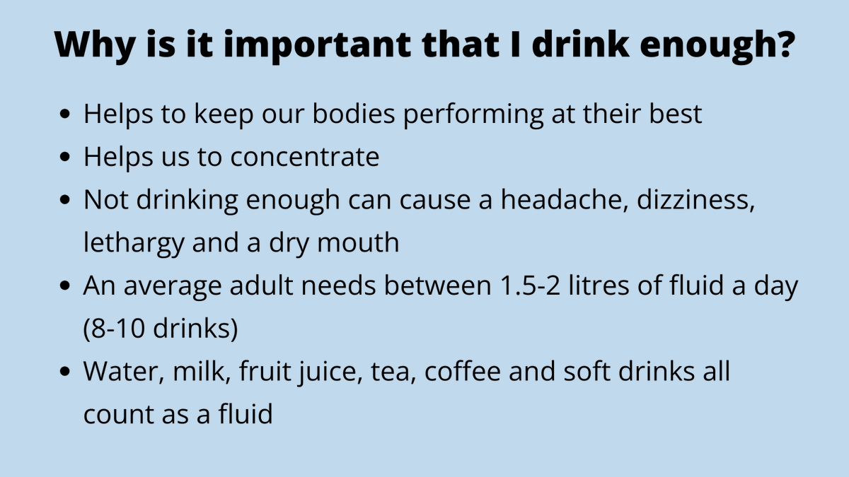 Thirsty Thursday 🥤 Water is essential for life. Drinking enough fluid is vital to maintain good health in the short and long term. #NHW2024