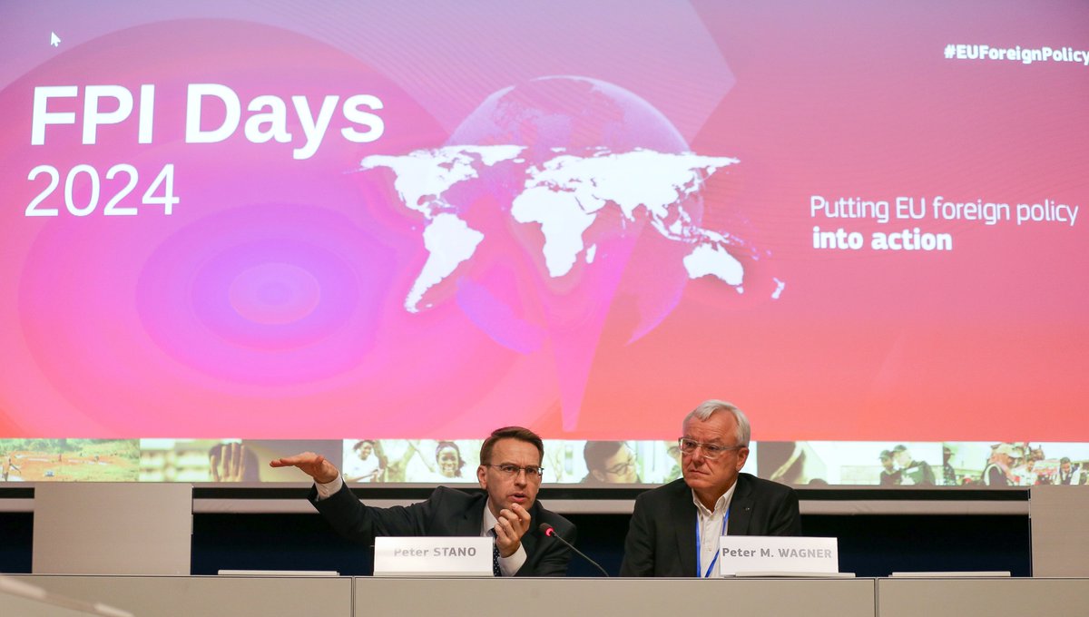 EU_FPI's tweet photo. 📣 Today is the day! #FPI staff from HQ &amp; the Regional Teams gather for the #FPI Days 2024❗

We will discuss our priorities &amp; challenges &amp; how to put even more efficiently #EUForeignPolicy into action.

Stay tuned for more❗ https://t.co/6m8jDqntOI