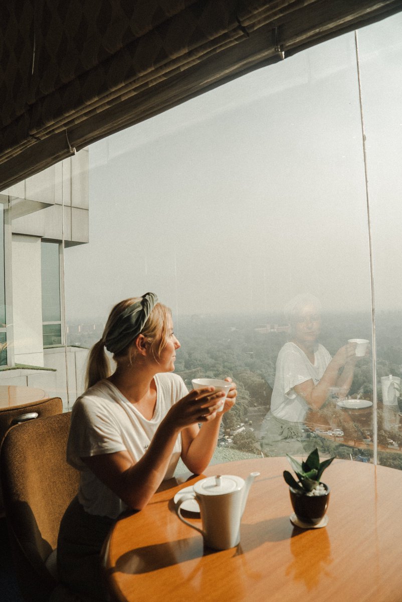 Amidst the captivating scenery, discover tranquility in the comforting warmth of a perfectly brewed cup of coffee.