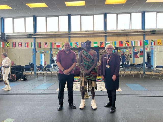 WrvsServWelfare's tweet photo. Yesterday Fiona and Mark attended an event hosted at @ArmyAirCorps Middle Wallop where they savoured cuisines from across the Commonwealth. The occasion featured performances by local Morris dancers and a traditional Fijian dance. Excellent networking opportunity for #WRVS https://t.co/apaN1i6iQJ