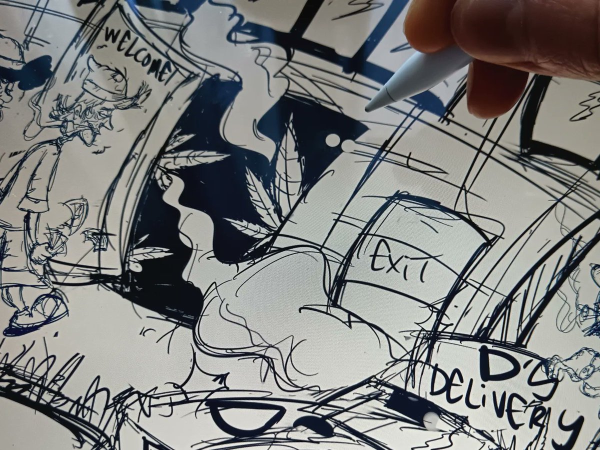 CanoYannick222's tweet photo. Hi my stoner friends! 👋🚬🚬Sketch process for a new cannabis Art commission! Enjoy it😉🖍️🖍️#weed #StonerFam #CannabisCommunity #cannabiscbd #cannabisart #smoke #stoners #dispensaries #dispensary #chronics #CartoonArt #digitalart https://t.co/YJ3fN8Y7qf