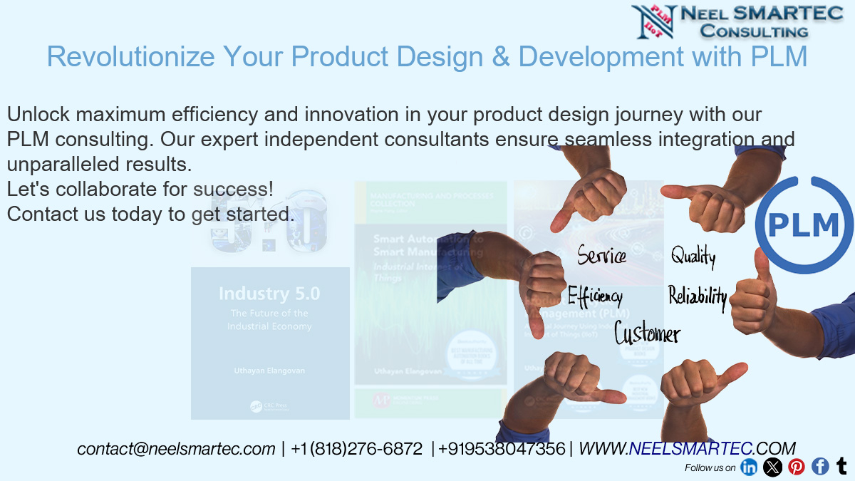 Transform your #product #design & #development #process with @Neelsmartec's expert #PLM consulting. Streamline workflows, enhance collaboration, and drive innovation effortlessly. Get in touch today! #neelsmartec #ROI #ROV #Manufacturers neelsmartec.com/2023/07/27/npd…