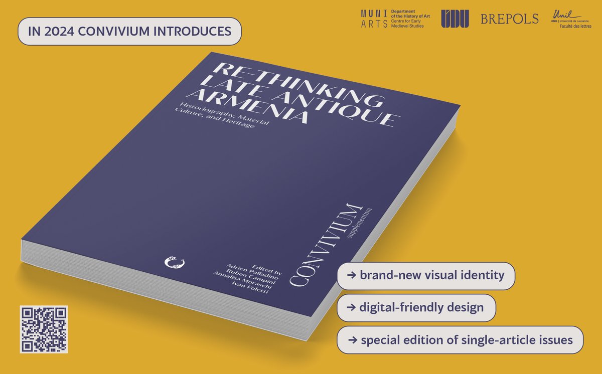 We are preparing a new design for #Convivium! 
The first issue with a new visual layout is already in preparation. Stay tuned. 
#medievaltwitter #medievalresearch