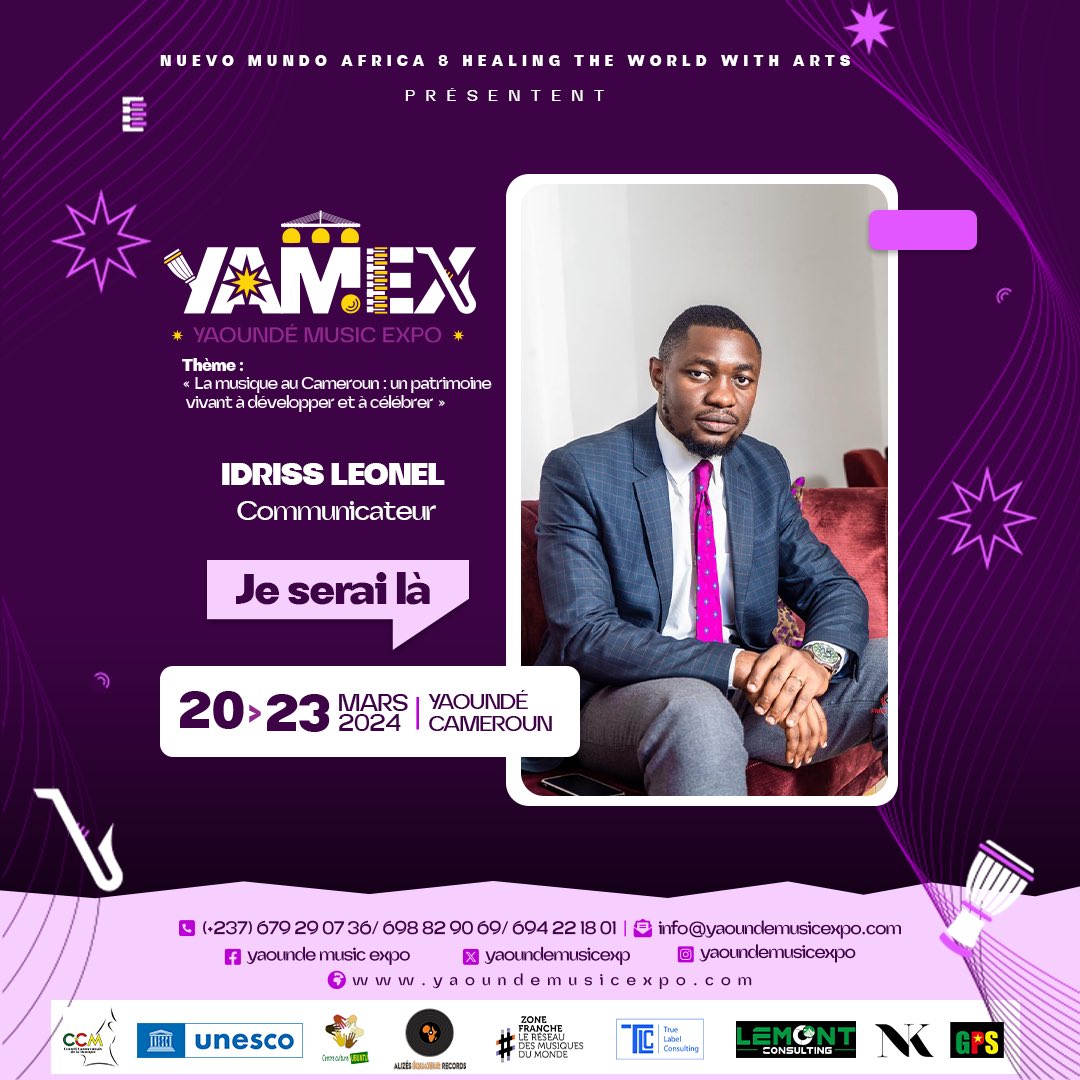 #YAMEX2024 #YaoundeMusicExpo #YAMEX 
#MusiqueCamerounaise
#PatrimoineVivant
#Développement
#Promotion
#YAMEX4