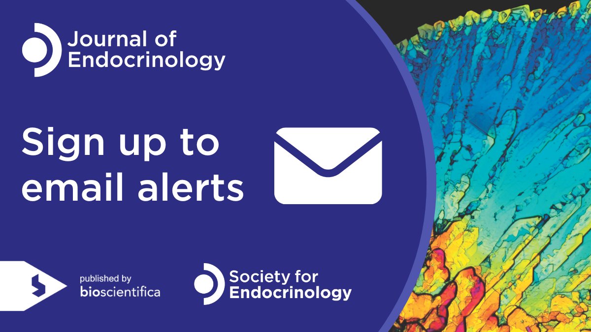 Get the latest research from the Journal of Endocrinology direct to your inbox - sign up to our mailing list 👉ow.ly/nA2550QLoWJ