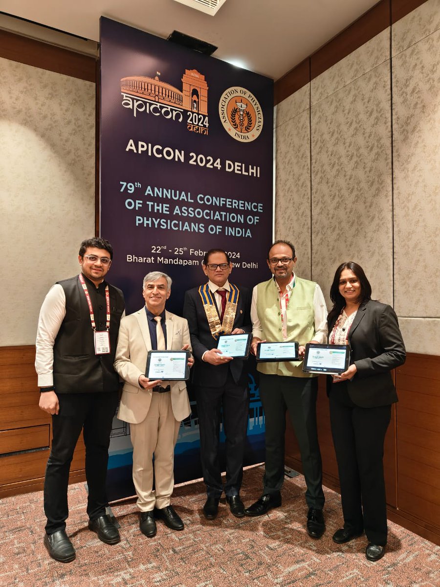 techclbr's tweet image. The  Association of Physicians of India (API) unveils a unique website  ‘Cough Xpert’ and a special issue on #Doxycycline at its 79th annual  conference ‘APICON’

#APICON #API #Association #Physicians #India #CoughXpert #Healthcare #APICON2024