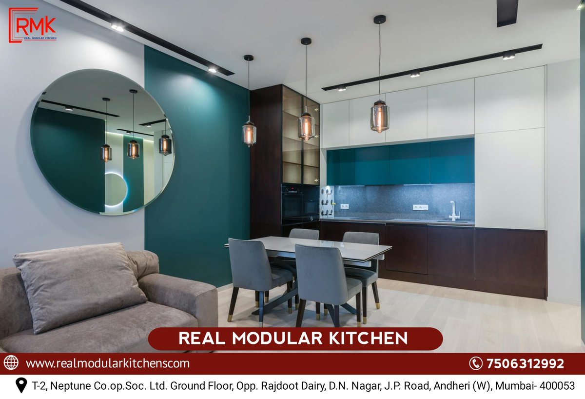 RealModular's tweet image. &quot;Elevate your culinary space with the exquisite designs of Real Modular Kitchen Andheri. Experience luxury redefined. #RealModularKitchen #Andheri #KitchenDesign&quot; 
Contact us: 9167996524
realmodularkitchens.com 
#kitchenstyle #kitchenideas #kitcheninspo #kitchengoals