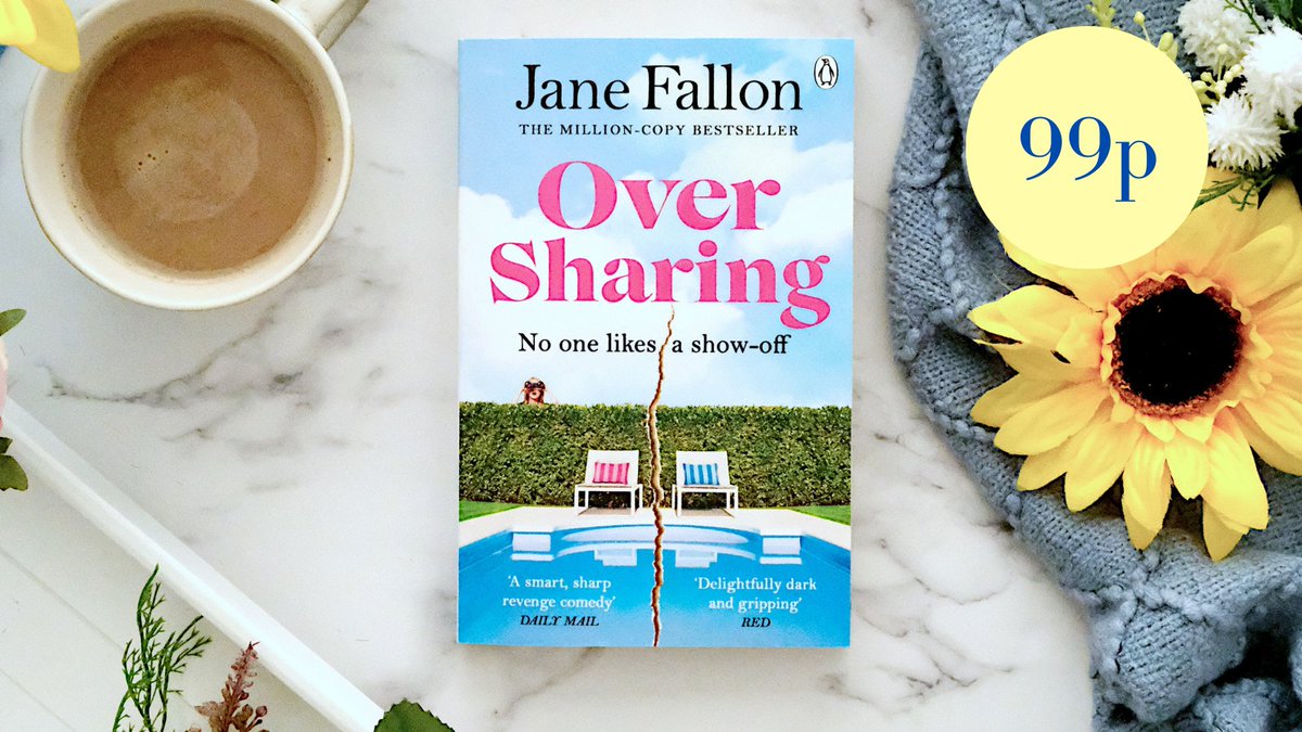 Final chance to read the brilliant OVER SHARING by @JaneFallon for just 99p on ebook! amzn.to/3Tqlw2I 'A wonderful modern-times storyteller. Jane Fallon's books never disappoint' - RUTH JONES