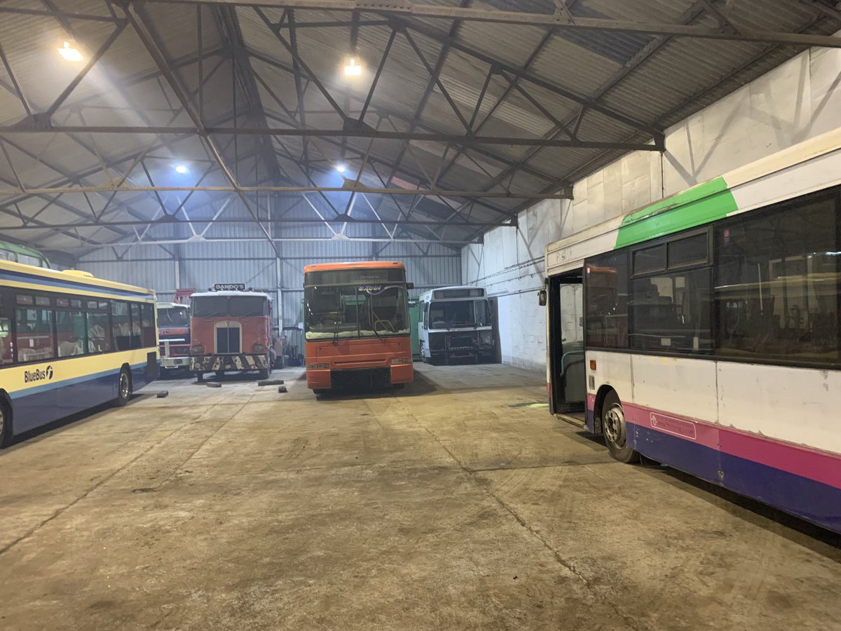 S574TPW's tweet photo. Weekend shunting around and settling in at our new HQ. We also took 574 to Norfolk to acquire some spares for our resident Leyland. https://t.co/Zl92d0WtKZ