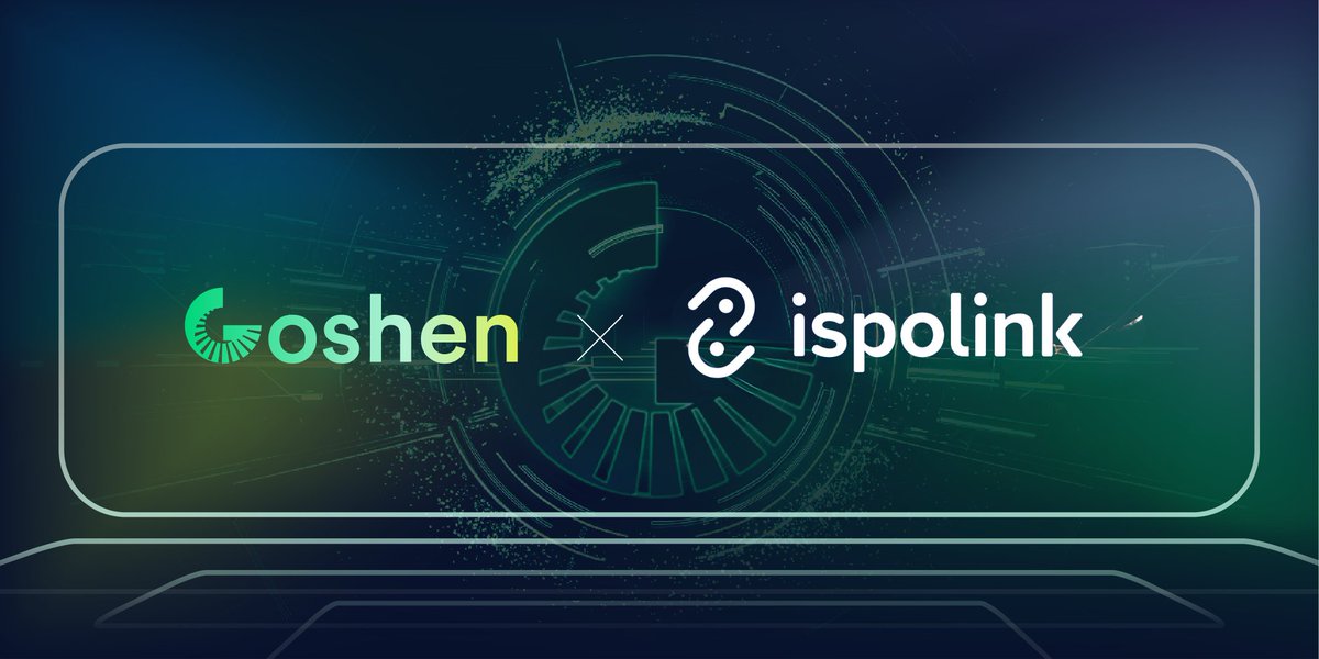 To celebrate our collaboration Goshen has joined the @ispolink Starship Campaign! 🤝 Complete the quests to win an OAT and 300 USDT! 🏆 More details below 👇 galxe.com/nzSKU3HLtn2yfp…