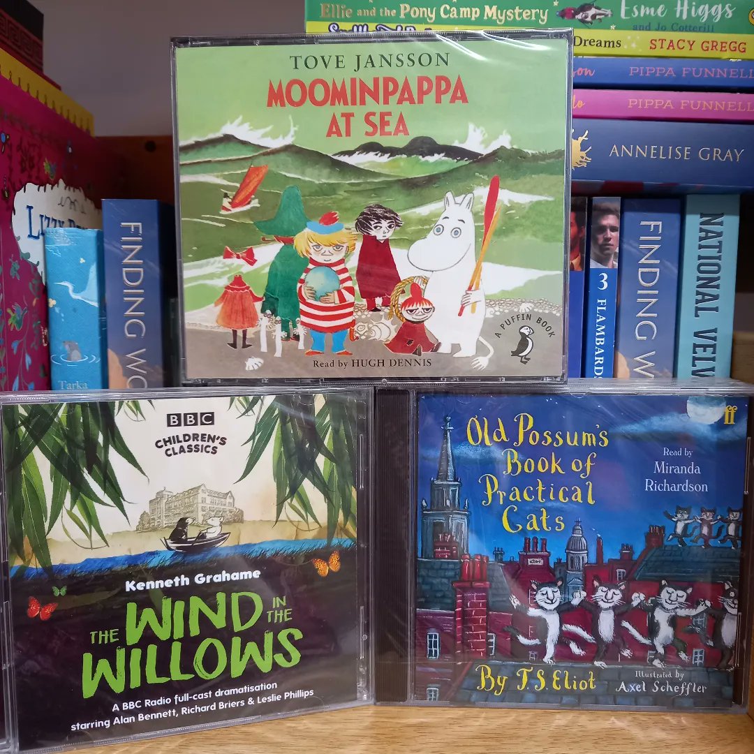 Sometimes listening to the audio version of a book can really help bring the story to life. ☺ Bookseller Ros enjoys listening to them when she driving ☺ P.s. Congratulations to the winners of this year's Nibbies! 🎉 #burwaybooks #shropshire #audiobooks #nibbies