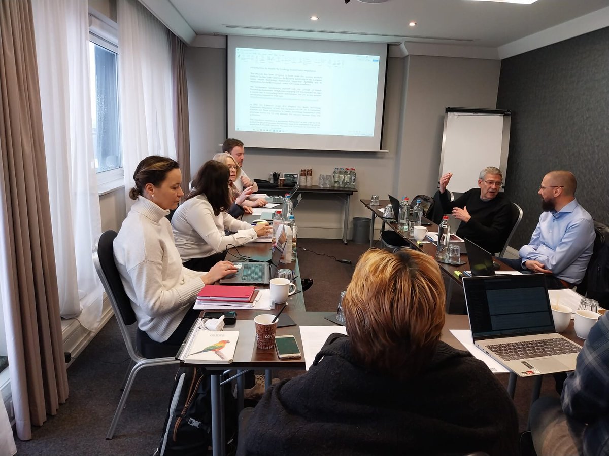 eupatients's tweet photo. #HTA4Patients editorial board meet in Brussels🙌
This is an important step in the review & quality assurance of new #OpenClassroom course on EU HTA regulation (#HTAR)💯
All content (in Eng) is reviewed before published in May🎯
▶️ https://t.co/hkftJv4YYP
#HealthUnion #EU4Health https://t.co/UF52l9by1u