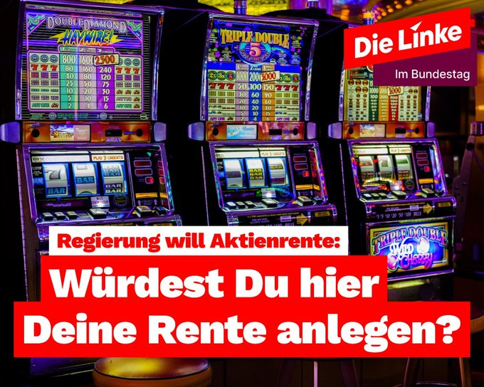 RZitelmann's tweet photo. Wie sich LINKE den Kapitalmarkt vorstellen. Die legen ihr Geld aufs Sparbuch, und wenn sie dann alt sind und nichts haben, fordern sie, dass Reiche, die ihr Geld durch Aktien vermehrt haben, für sie zahlen sollen ("Umverteilung") https://t.co/x9eSMwTd8Y
