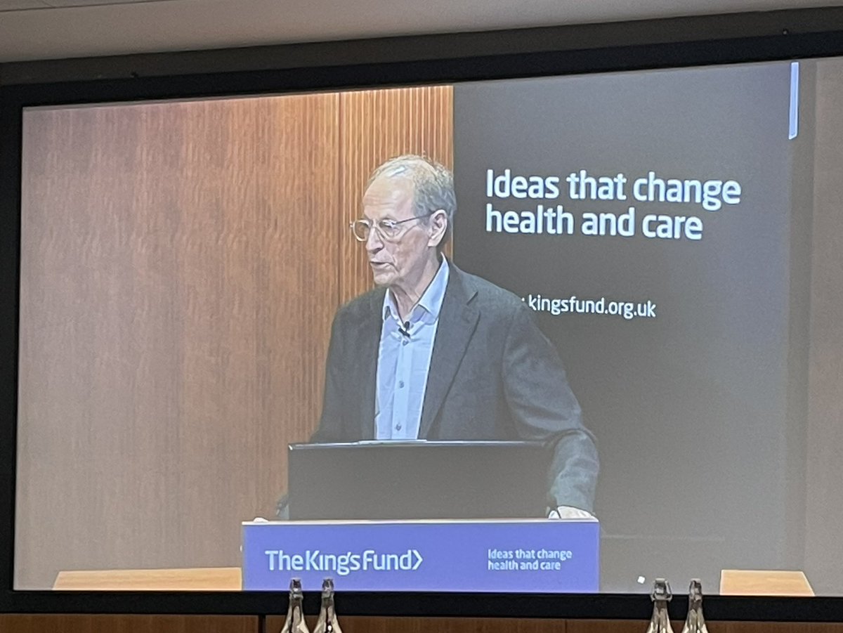 Prof Sir @MichaelMarmot discussing child health inequalities at @TheKingsFund conference. “Health and wellbeing of the whole population, esp children, must be an absolute priority”.

Lots of interest at the #DCYPHR stand so far. Research can drive change!

#KFTimeForAction
