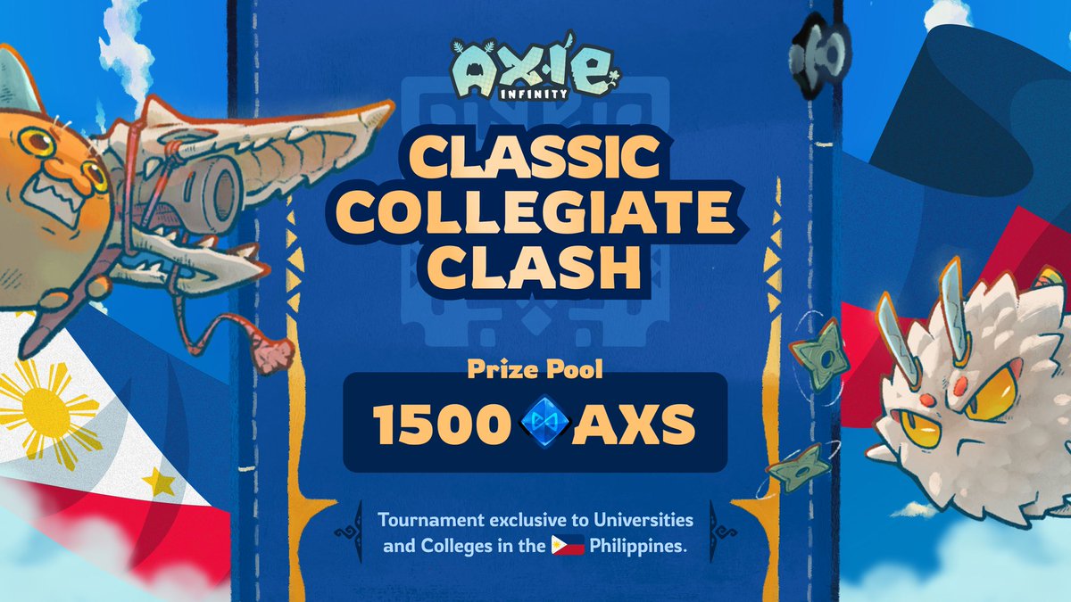 Yo it's Tuesday! Classic leek day 🎉

<a href="/AxieInfinity/">Axie Infinity</a> Classic LAN Guild Wars ⚔️

In conjunction with the Classic Guild update, we are stoked to announce two LAN tournaments 👇

Guild Wars SEA (ETA Q2)
Guild Wars LATAM (ETA late Q2)

Top 16 players from Guild Leaderboard S1 will