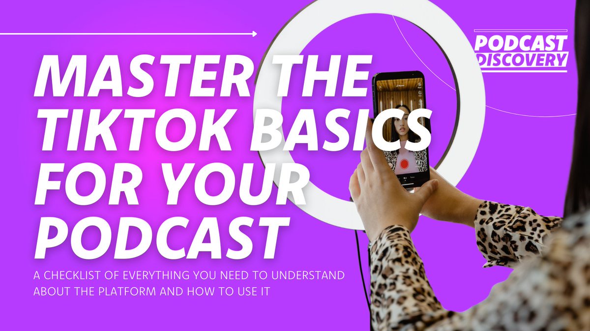 Tips for your podcast's TikTok: 🤳 Make dedicated profiles for individual shows ✍ Craft direct video descriptions 🔊 Use CTAs 🖼 Make sure you include show artwork 🔇 Include clear and correct subtitles Want more? Read our blog: podcastdiscovery.com/2024/03/11/tik…