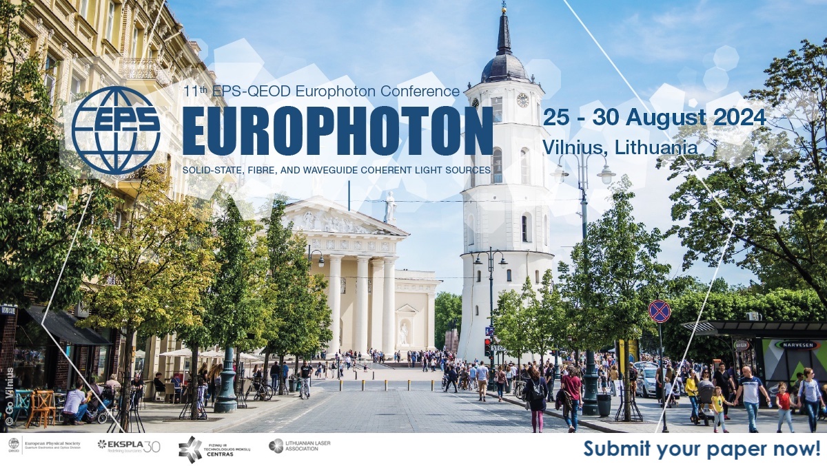 🤩Europhoton 2024: Last days to submit your paper! 📅12th April 2024, 23:59 CET ✍️europhoton.org/submit-a-paper/ #Europhoton #waveguide #lightSource