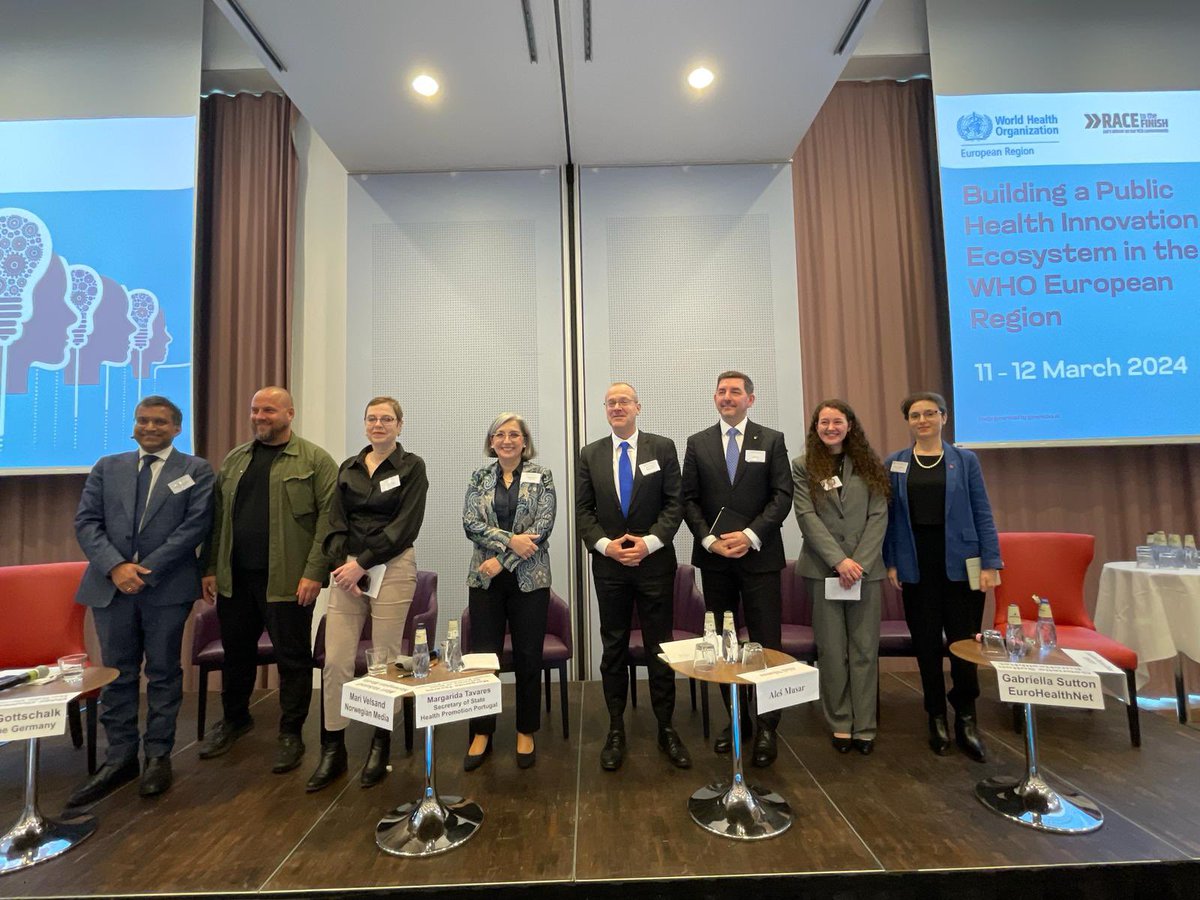 Making the WHO European Region the healthiest online environment for children: position statement. who.int/europe/publica…  Launch event was held on  11 March 2024, Copenhagen during the Building a Public Health Innovation Ecosystem conference.