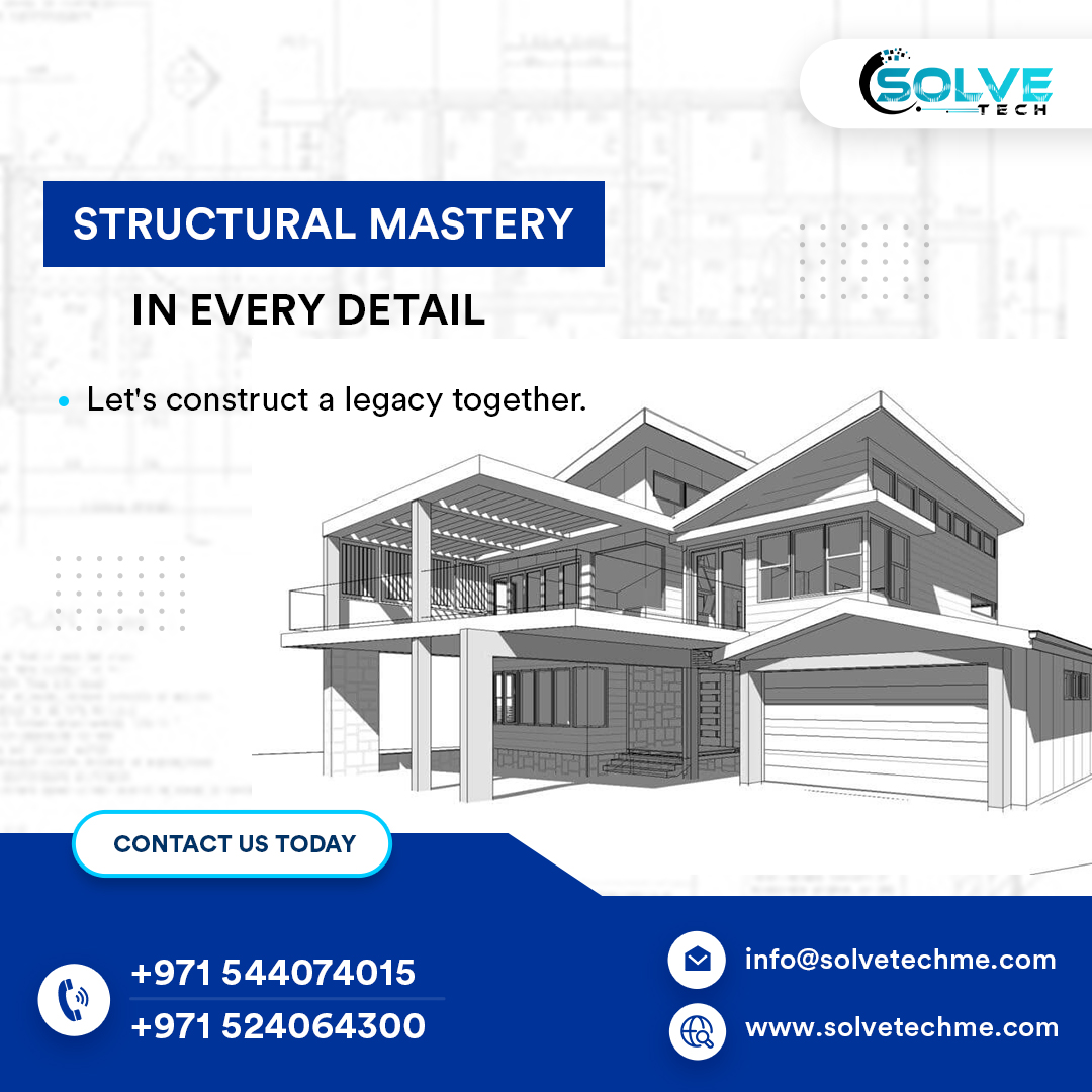 SolveTechLLC's tweet image. 🏗️Dive into the world of top-notch construction with SolveTech&apos;s Structural Design Services in Dubai, UAE! 🌆
Connect with us to start your journey to a dream structure.
📞 +971 524064300 
📧 info@solvetechme.com
🔗solvetechme.com/structural-des…

#SolveTech #StructuralDesign