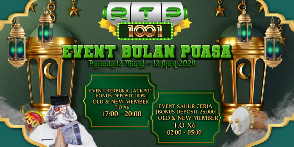 RTP1001GACOR's tweet photo. 🪅 SPESIAL EVENT BULAN RAMADHAN 🪅
PERIODE ➡️ 12 Maret  2024 - 12 April 2024
Khusus OLD MEMBER 
☀️EVENT SAHUR CERIA [BONUS DEPOSIT 25.000] To X6☀️
02:00 WIB - 05:00 WIB
🌕EVENT BERBUKA JACKPOT [BONUS DEPOSIT 100%] To X6🌕
17:00 WIB - 20:00 WIB
link : https://t.co/ajaf0lJwnF https://t.co/FudaTXrLZ1