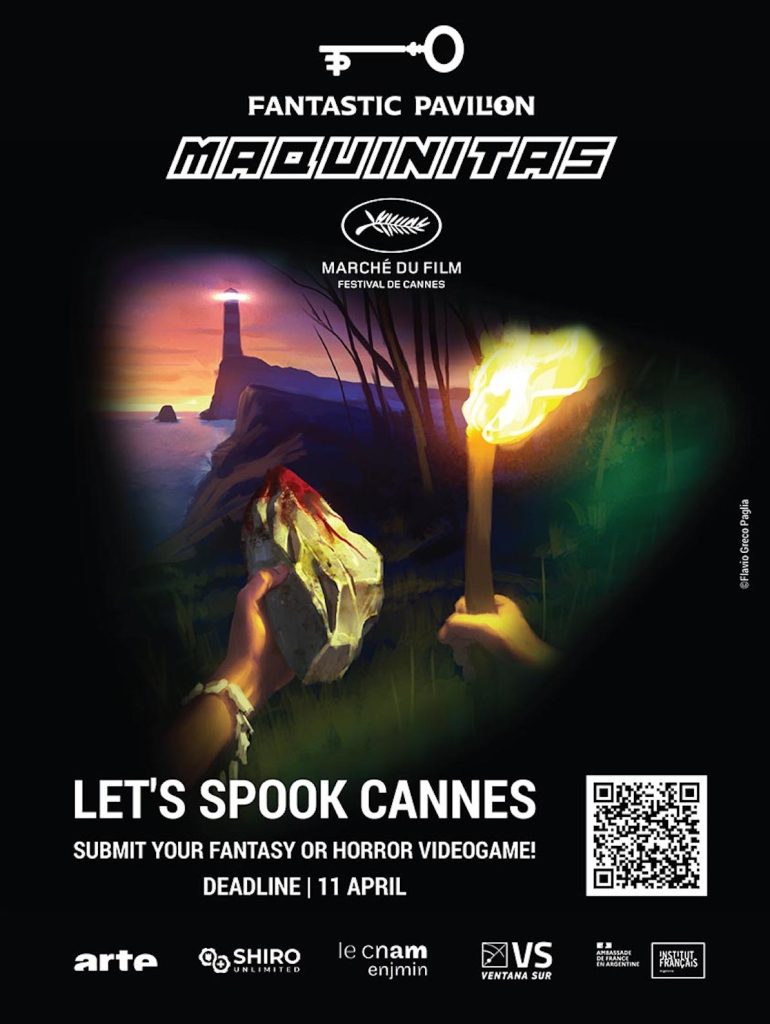 LET’S SPOOK CANNES!, a call for horror and fantasy video games of the great @FantPavilion #Maquinitas #MarchéduFilm 

Applications are open online from now until April 11th 
fantasticpavilion.com/?p=1088337