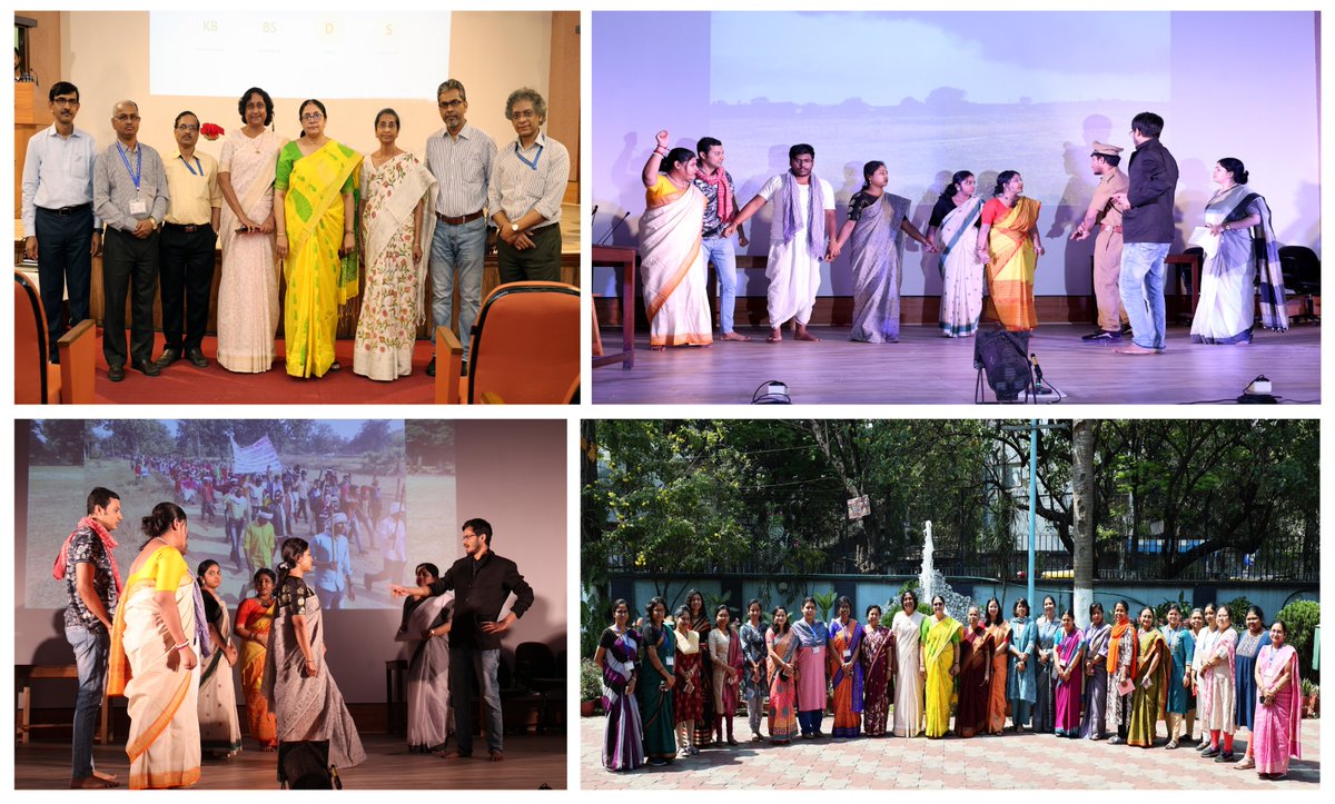 CSIR-CGCRI celebrated #InternationalWomensDay2024 on 11.3.2024. Dr. Sridevi Jade, Outstanding Sct. & Head, CSIR-4PI graced the occasion as Chief Guest & Dr. Devika Rani, distinguished Gynecologist was the Guest of Honour. There was also a skit performed by the students. @CSIR_IND