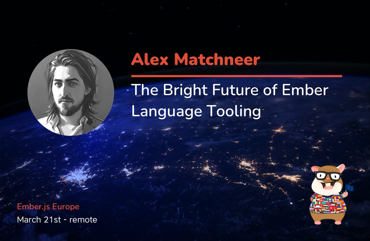 Get a peek into the future of #emberjs language tooling in <a href="/amatchneer/">Alex Matchneer</a>’s talk at the next #EmberEurope! 🚀

➡️ Join us online on March 21st: meetup.com/ember-europe/e…