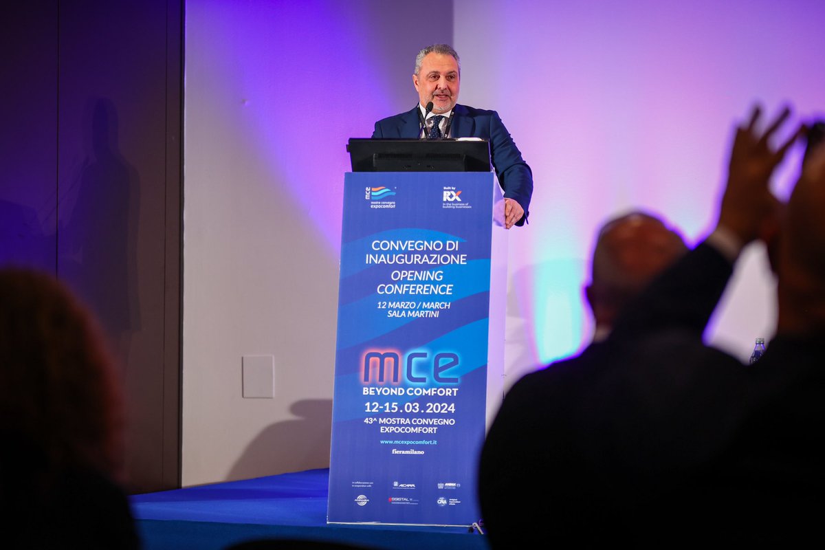 Massimiliano Pierini ha aperto il convegno inaugurale di #MCE2024. Un ringraziamento speciale a espositori e visitatori per il contributo e la fiducia nel riconoscere la manifestazione come piattaforma mondiale per il business. #MCE2024 #BeyondComfort