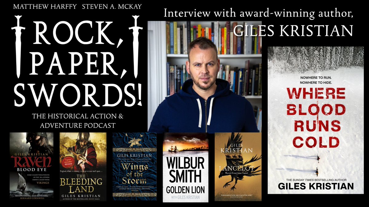 Giles Kristian was probably the first author of Viking novels I ever read, and his books hooked me. We spoke to Giles about those early novels on @rock_swords, his later works, and what he's doing now (a game!). Oh, & his time in a 90's boy band! spotifyanchor-web.app.link/e/jKUPyrw5THb #histfic
