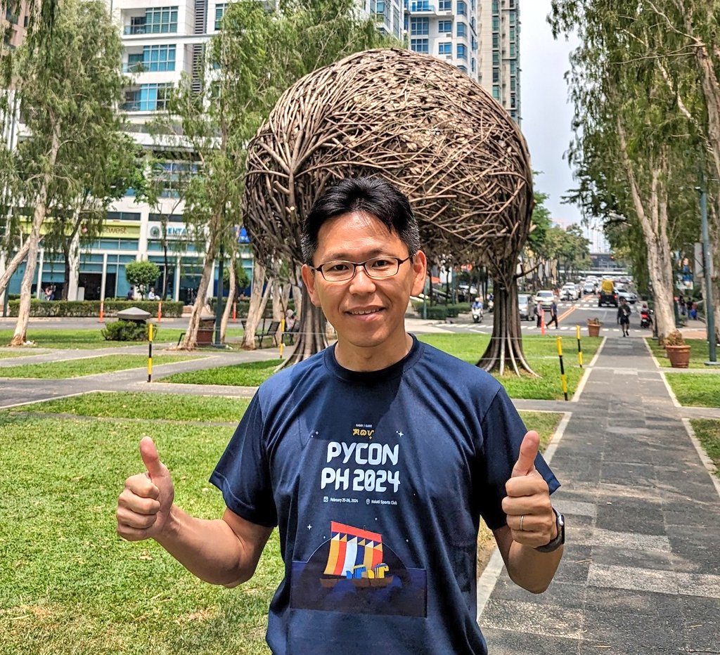 PyCon Philippines 2024 のTシャツ届いたー！ #PyConPH2024 #PyConPH
