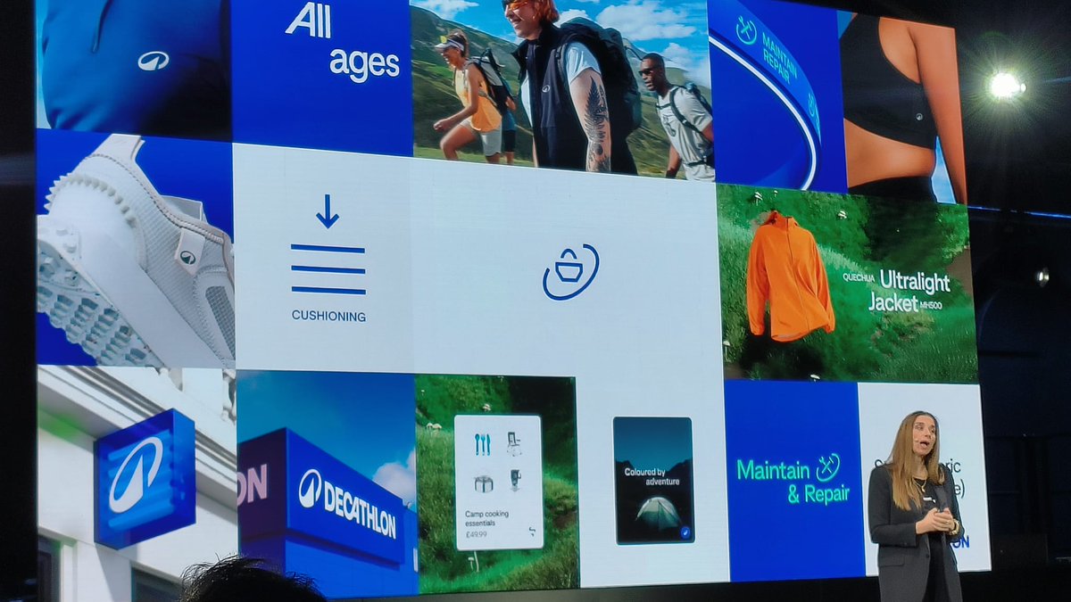 SportBusiness_C's tweet photo. #sport #decathlon #branding

❕🆕️ Decathlon dévoile sa nouvelle identité globale avec un nouveau logo et une nouvelle typographie. 

👀 Un leitmotiv "Aller plus loin que le produit" https://t.co/uLZcoxf8f6