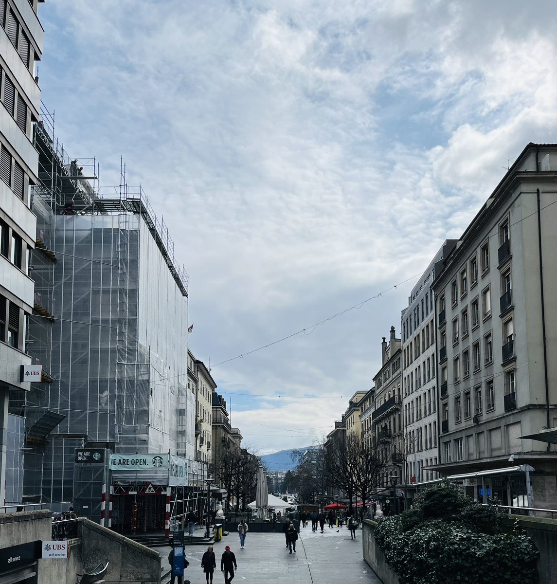 Though it has happened as a fluke of train timetables and though I am only passing through, spending half an hour in Geneva, where my late husband lived as a child, feels special. Hope to return one day with our children.