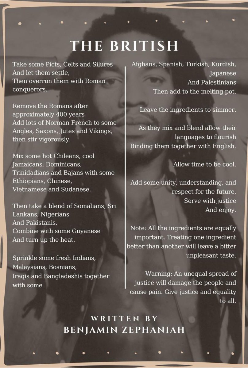 For the racists and “native” English/British. This is for you.